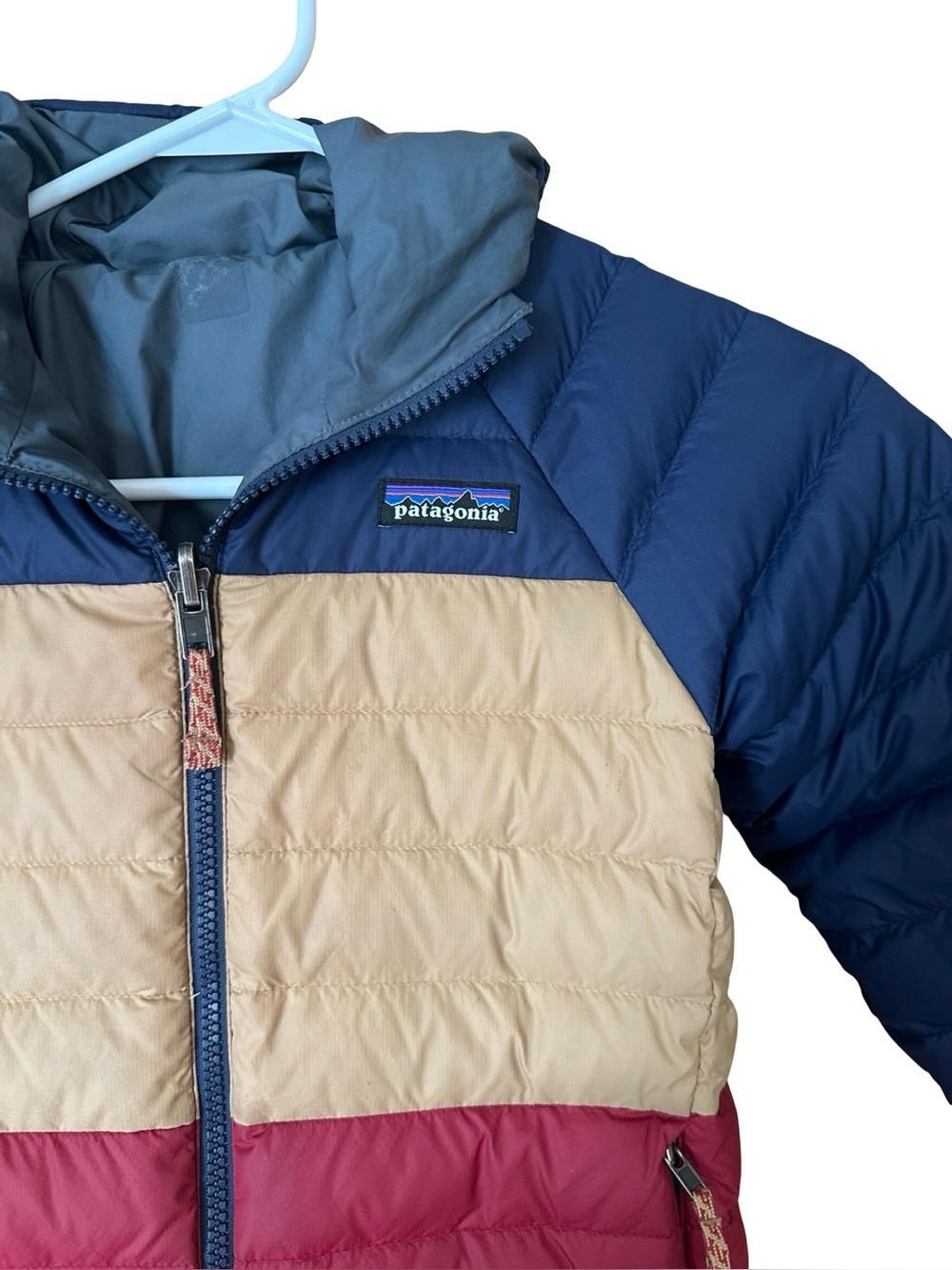 Patagonia Reversible Puffer Down Sweater Sz 8 (est.) - Picture 4 of 12